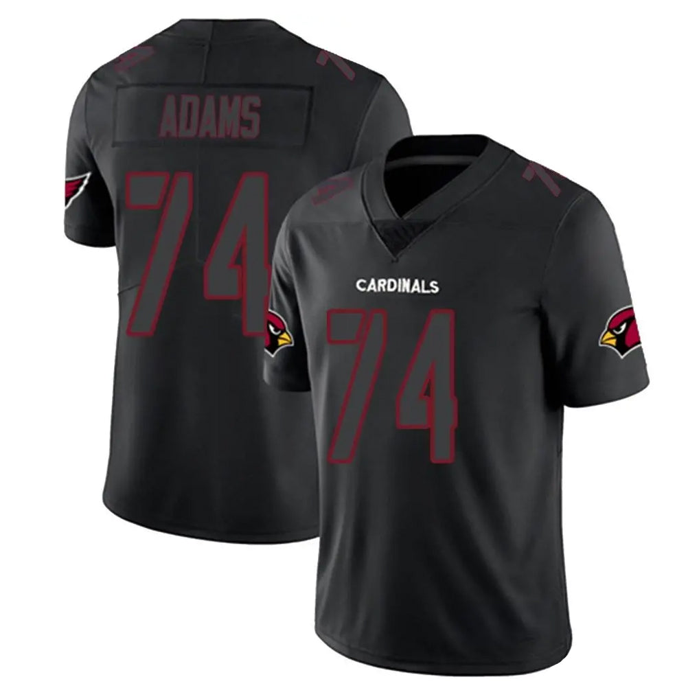 tocy A.Cardinals #74 Isaiah Adams Player Black Impact Limited Home Game Stitched Jerseys