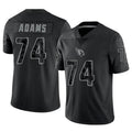 tocy A.Cardinals #74 Isaiah Adams Player Black RFLCTV Limited Stitched Jerseys