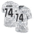 tocy A.Cardinals #74 Isaiah Adams Player Camo Salute to Service Limited Home Stitched Jerseys