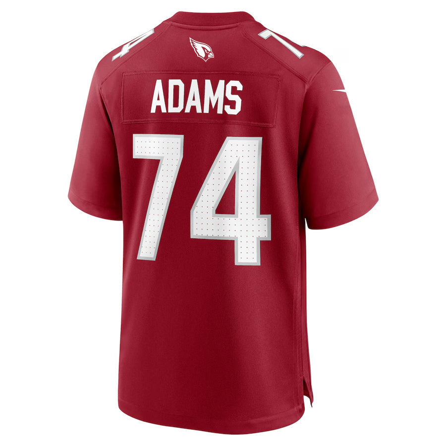 tocy A.Cardinals #74 Isaiah Adams Player Cardinal Home Game Stitched Jerseys