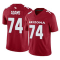 tocy A.Cardinals #74 Isaiah Adams Player Cardinal Vapor F.U.S.E. Limited Home Game Stitched Jerseys