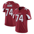 tocy A.Cardinals #74 Isaiah Adams Player Cardinal Vapor Limited Home Game  Stitched Jerseys
