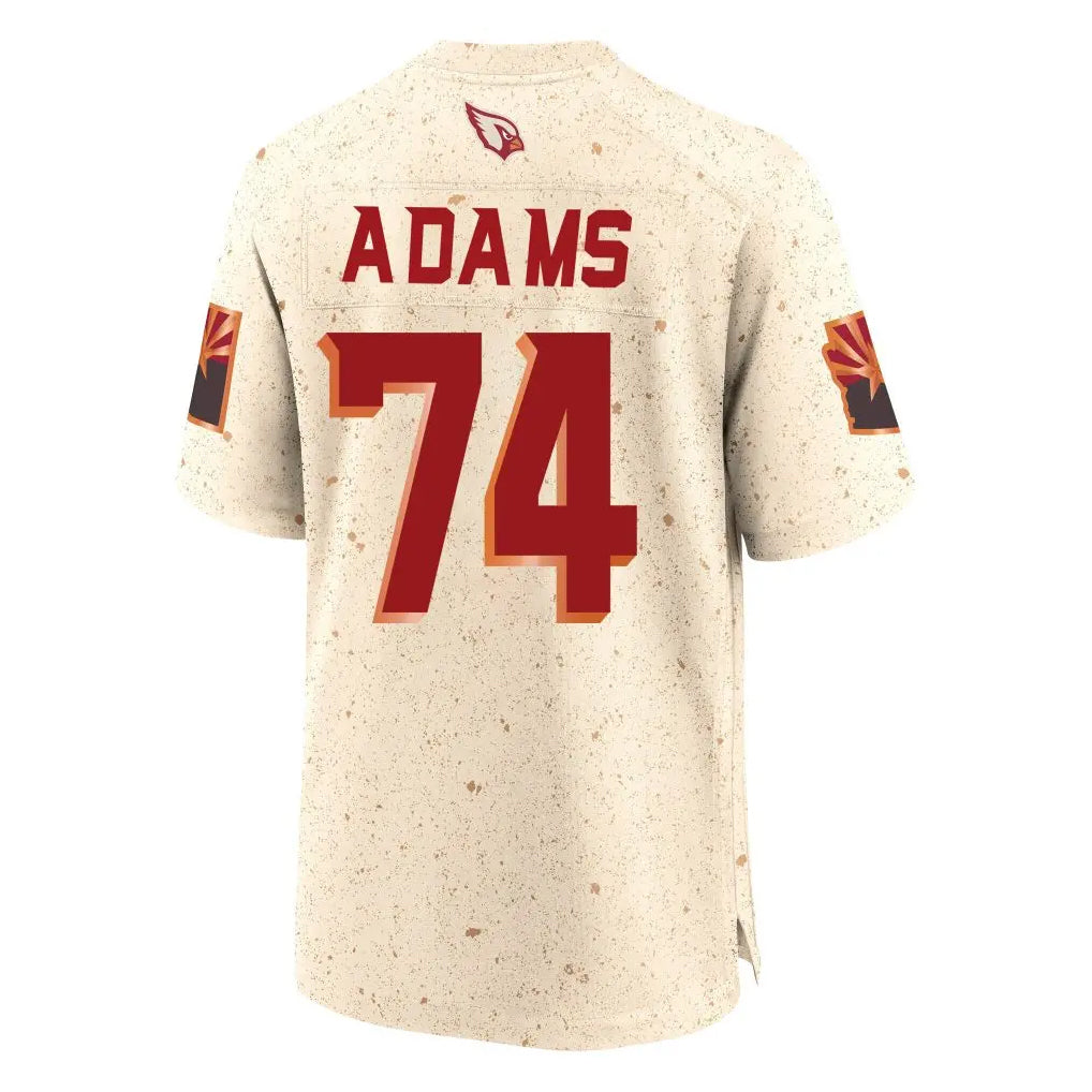 tocy A.Cardinals #74 Isaiah Adams Player Cream Rivalries Collection Game Stitched Jerseys