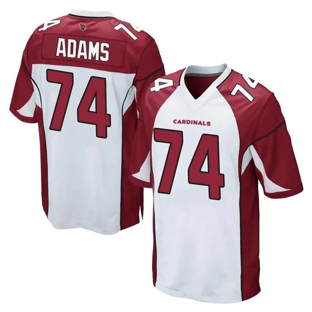 tocy A.Cardinals #74 Isaiah Adams Player White Cardinal Home Game Stitched Jerseys