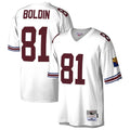tocy A.Cardinals #81 Anquan Boldin Player Mitchell & Ness White Legacy Replica Stitched Jerseys