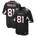 tocy A.Cardinals #81 Travis Vokolek Player Black Game Stitched Jerseys