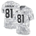 tocy A.Cardinals #81 Travis Vokolek Player Camo Salute to Service Limited Stitched Stitched Jerseys