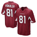 tocy A.Cardinals #81 Travis Vokolek Player Cardinal Game Stitched Jerseys