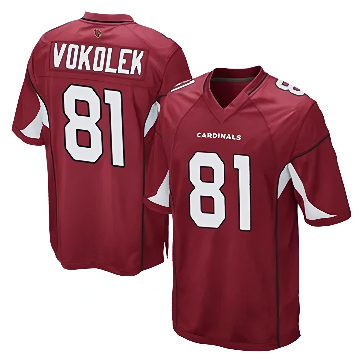 tocy A.Cardinals #81 Travis Vokolek Player Cardinal Game Stitched Jerseys