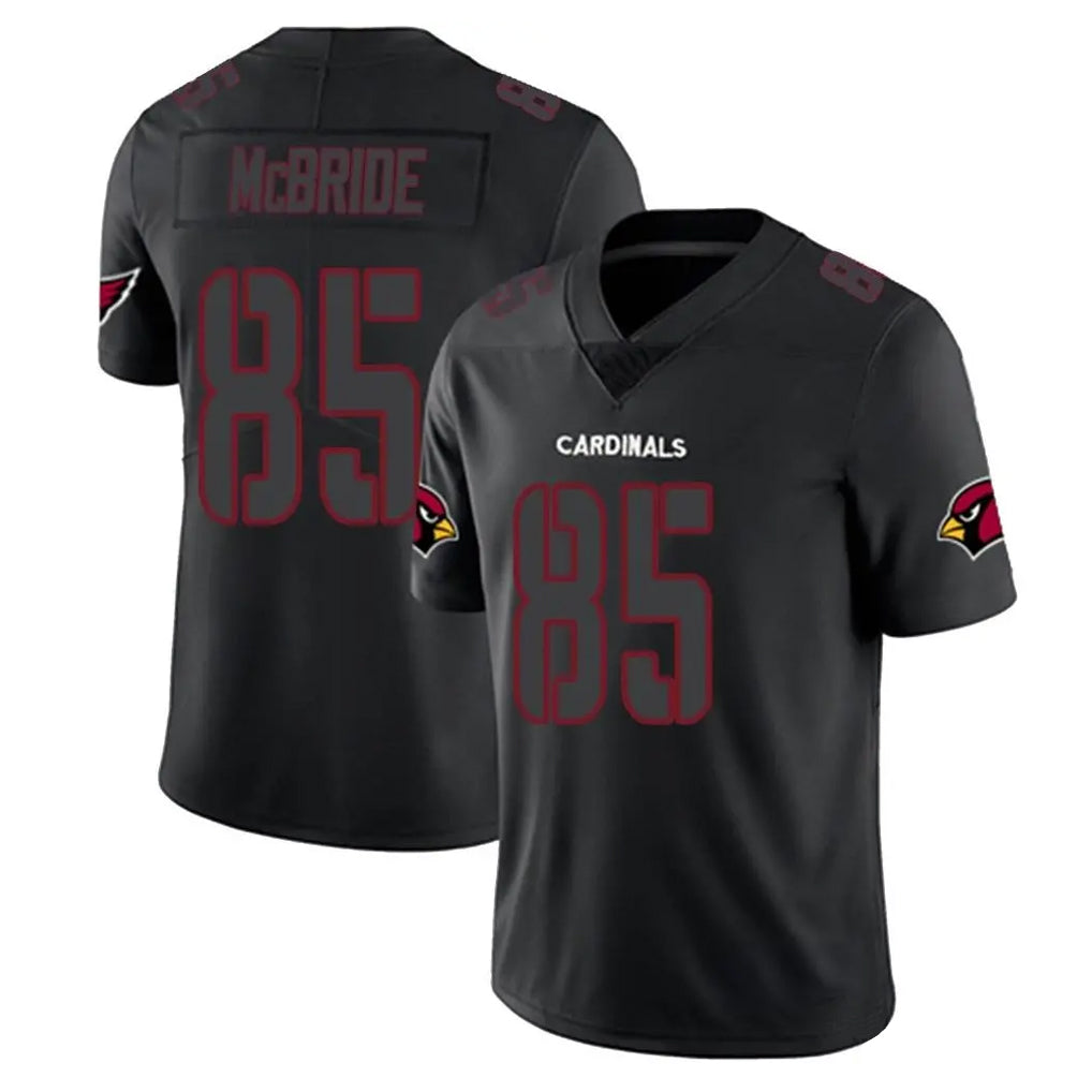 tocy A.Cardinals #85 Trey McBride Player Black Impact Limited Home Game Stitched Jerseys