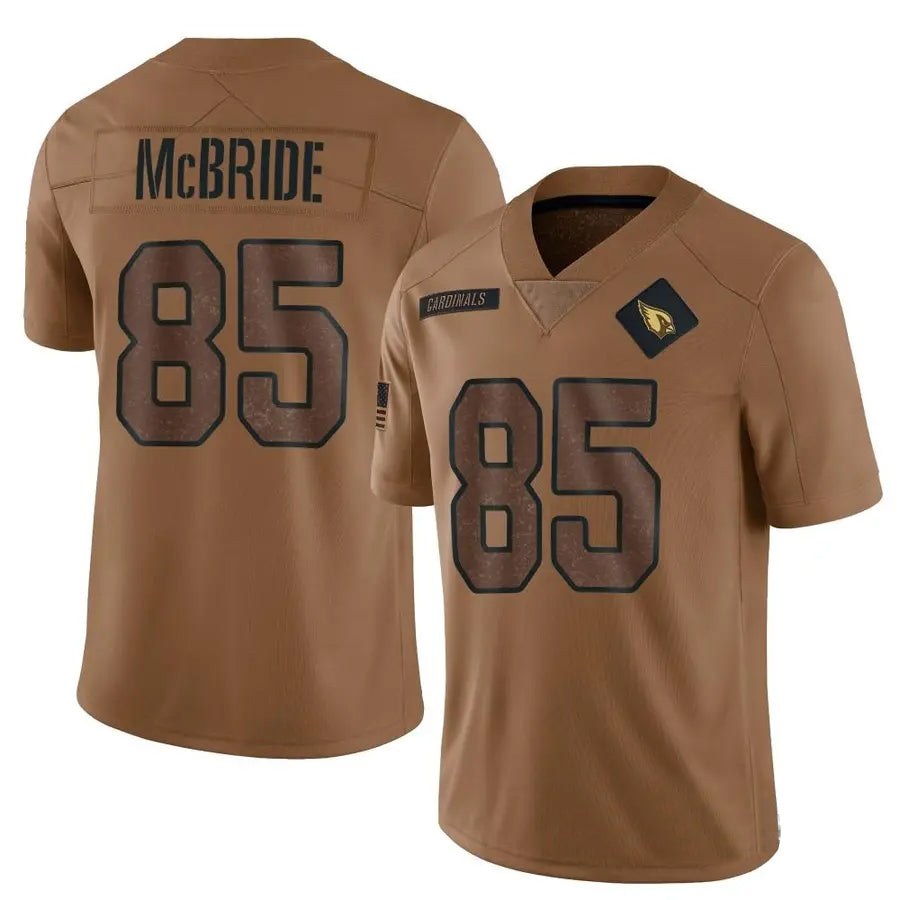 tocy A.Cardinals #85 Trey McBride Player Black Limited Reflective Stitched Jerseys
