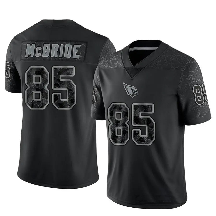 tocy A.Cardinals #85 Trey McBride Player Black RFLCTV Limited Stitched Jerseys