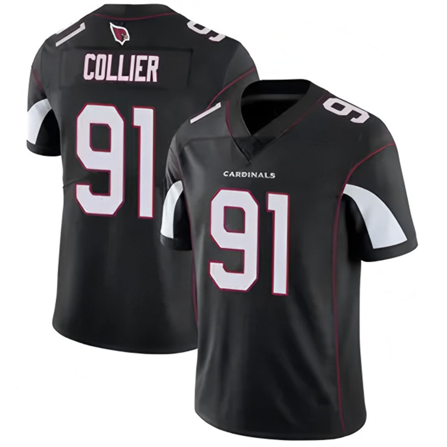 tocy A.Cardinals #91 L.J. Collier Player Black Vapor Untouchable Elite Stitched Jerseys