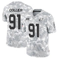 tocy A.Cardinals #91 L.J. Collier Player Camo Salute to Service Limited Stitched Jerseys