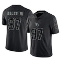 tocy A.Cardinals #97 Walter Nolen III Player Black RFLCTV Limited Home Game Stitched Jerseys