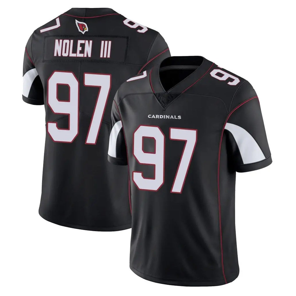tocy A.Cardinals #97 Walter Nolen III Player Black Vapor Limited Home Game Stitched Jerseys
