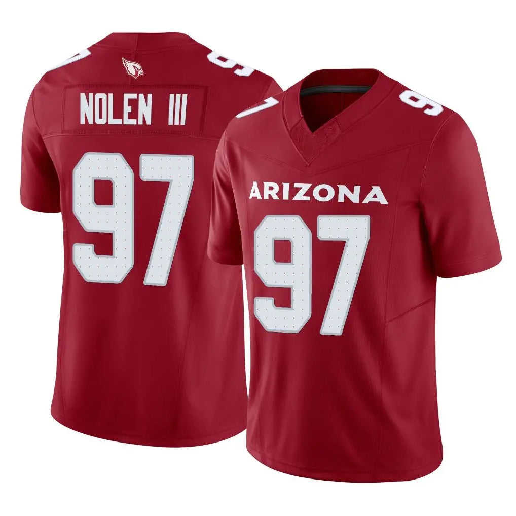 tocy A.Cardinals #97 Walter Nolen III Player Cardinal Vapor F.U.S.E. Limited Home Game Stitched Jerseys