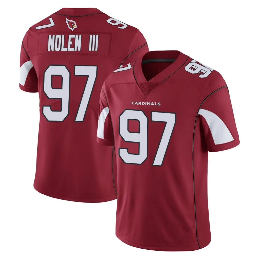 tocy A.Cardinals #97 Walter Nolen III Player Cardinal Vapor Limited Home Game  Stitched Jerseys