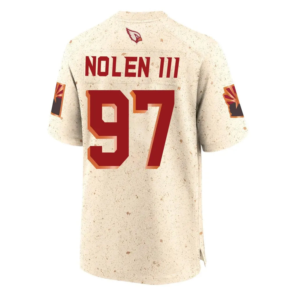 tocy A.Cardinals #97 Walter Nolen III Player Cream Rivalries Collection Game Stitched Jerseys