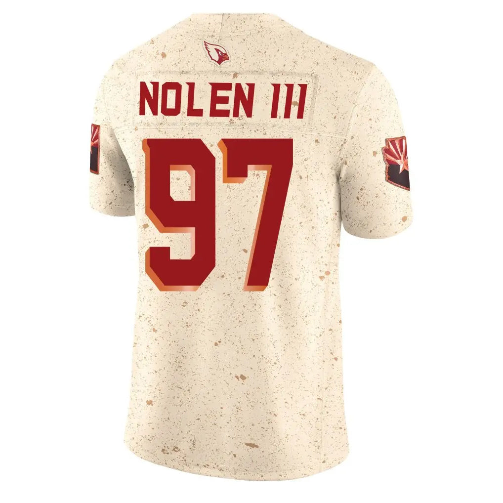 tocy A.Cardinals #97 Walter Nolen III Player Cream Rivalries Collection Vapor Limited Home Game Stitched Jerseys