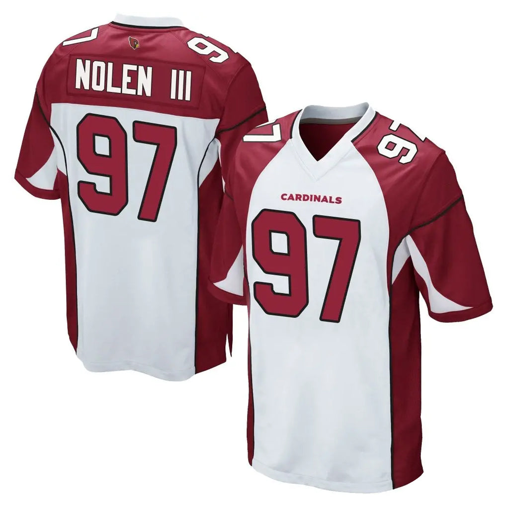 tocy A.Cardinals #97 Walter Nolen III Player White Home Game Stitched Jerseys