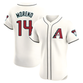 tocy A.Diamondbacks #14 Gabriel Moreno Player Cream Elite Home Patch Stitched Jerseys