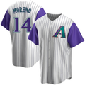 tocy A.Diamondbacks #14 Gabriel Moreno Player Purple Replica Alternate Cooperstown Collection Stitched Jerseys