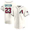 tocy A.Diamondbacks #23 Zac Gallen Player Cream Game Limited Stitched Jerseys