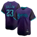 tocy A.Diamondbacks #23 Zac Gallen Player Purple City Connect Limited Vapor Stitched Jerseys