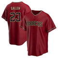 tocy A.Diamondbacks #23 Zac Gallen Player Red Replica Game Stitched Jerseys