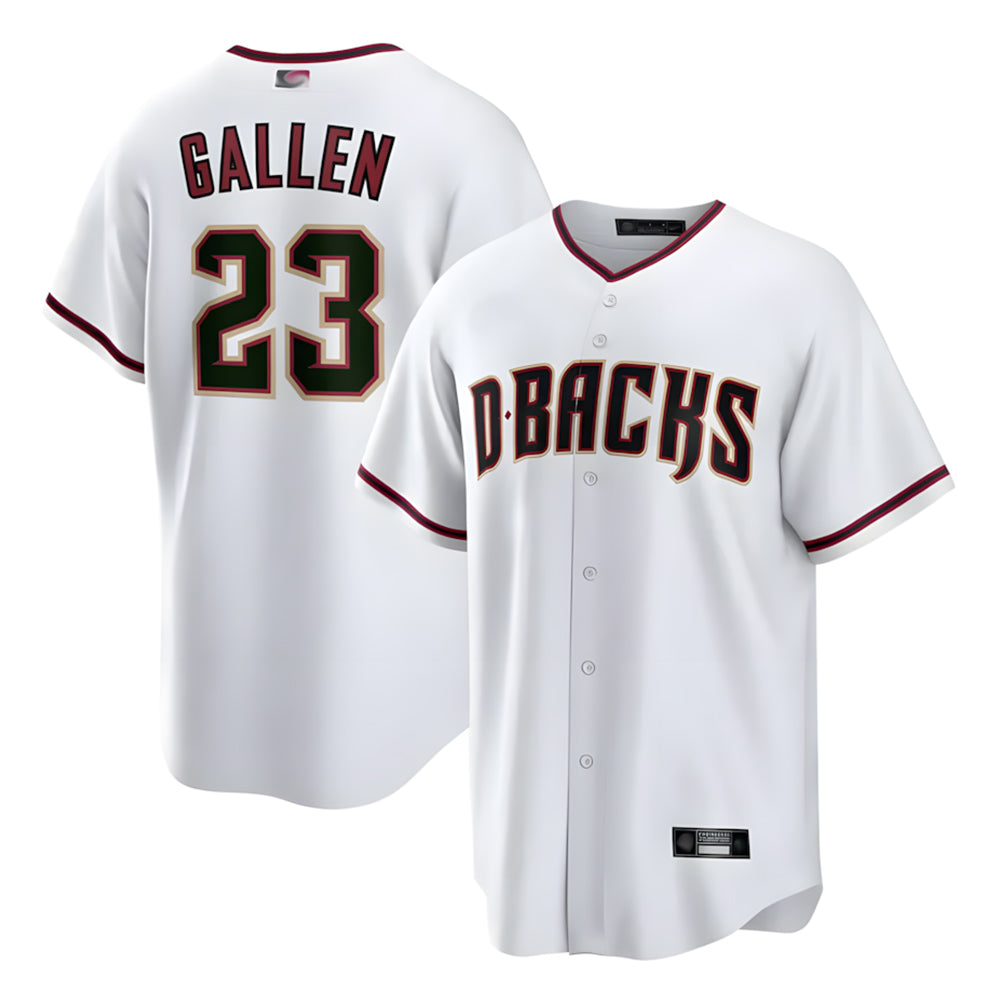 tocy A.Diamondbacks #23 Zac Gallen Player White Cool Replica Stitched Jerseys
