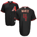 tocy A.Diamondbacks #4 Ketel Marte Player Black Big & Tall Replica Limited Stitched Jerseys