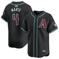 tocy A.Diamondbacks #4 Ketel Marte Player Black Replica Game Stitched Jerseys