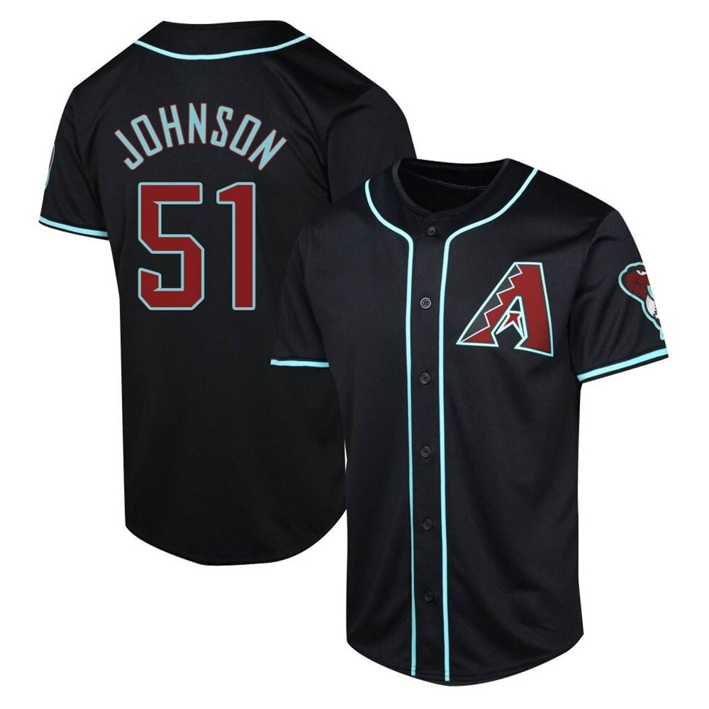 tocy A.Diamondbacks #51 Randy Johnson Player Black Limited Alternate Stitched Jerseys
