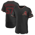 tocy A.Diamondbacks #57 Eduardo Rodriguez Player Black Alternate Stitched Jersey