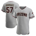 tocy A.Diamondbacks #57 Eduardo Rodriguez Player Gray Road Stitched Jersey