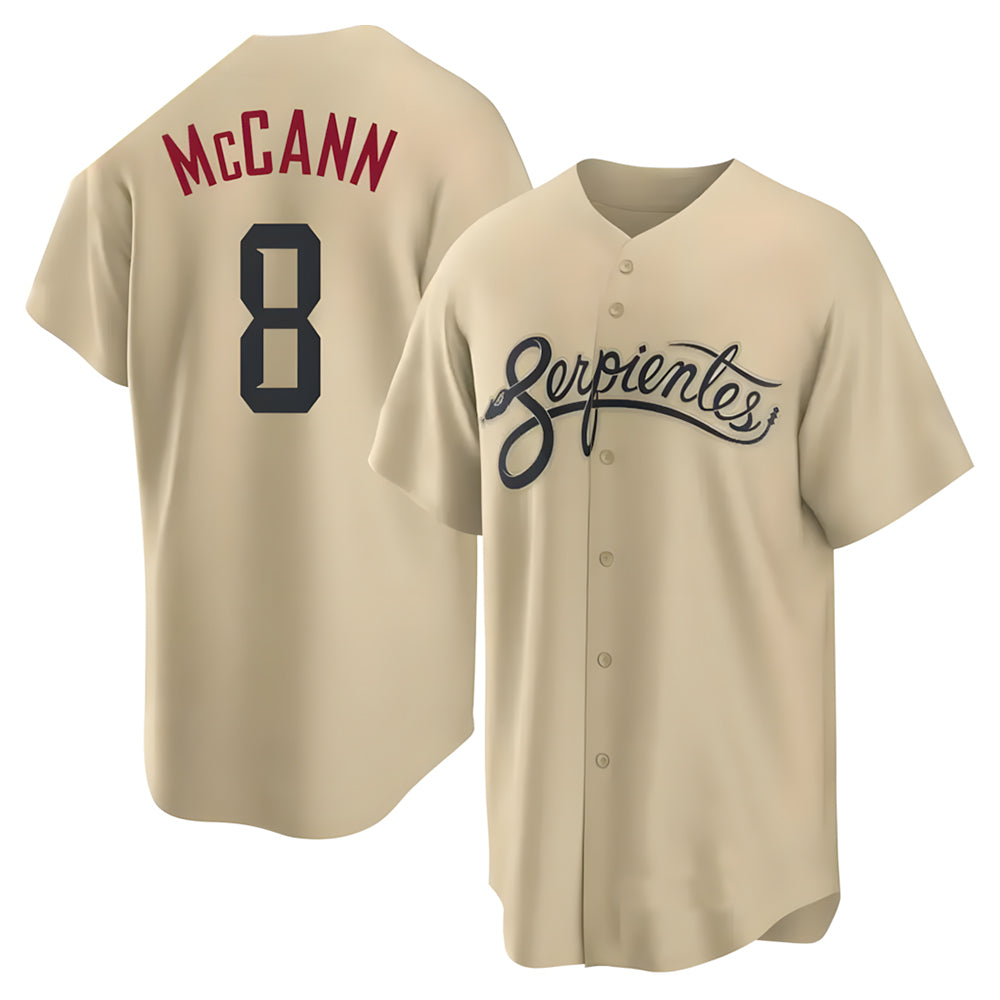 tocy A.Diamondbacks #8 James McCann Player Gold Replica 2026 City Connect Cool Stitched Jersey