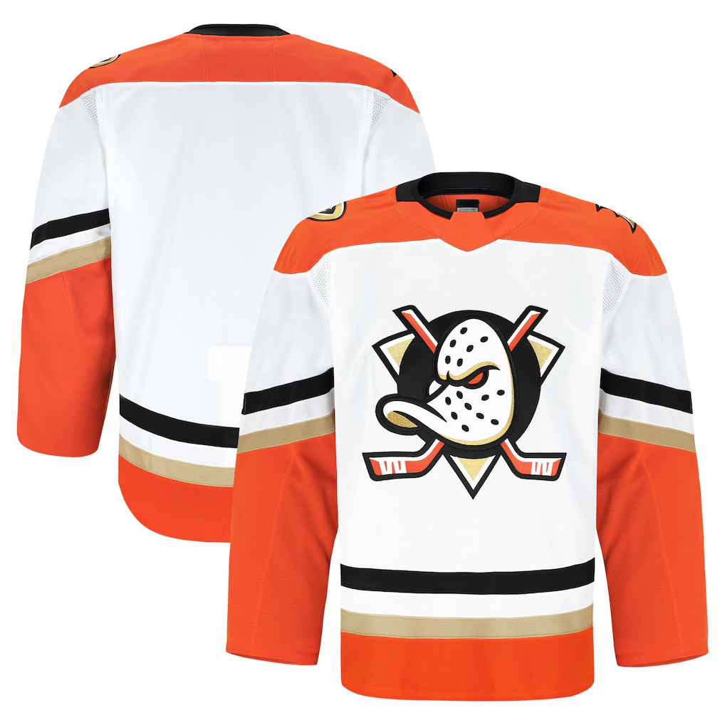 Tocy A.Ducks White Away Authentic Pro Jerseys