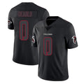 tocy A.Falcons #0 Divine Deablo Player Black Impact Limited Game Stitched Jerseys