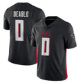 tocy A.Falcons #0 Divine Deablo Player Black Vapor Limited Home Game Stitched Jerseys