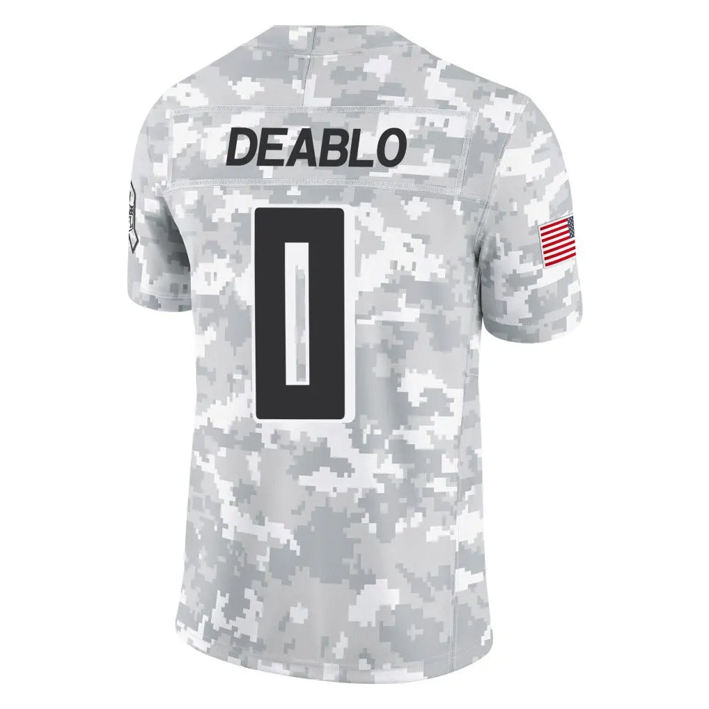 tocy A.Falcons #0 Divine Deablo Player Camo Salute to Service Limited Stitched Jerseys