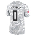 tocy A.Falcons #0 Divine Deablo Player Camo Salute to Service Limited Stitched Jerseys