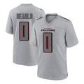 tocy A.Falcons #0 Divine Deablo Player Gray Fashion Home Game Stitched Jerseys