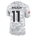 tocy A.Falcons #11 Jalon Walker Player Arctic Camo Salute to Service Limited Stitched Jerseys