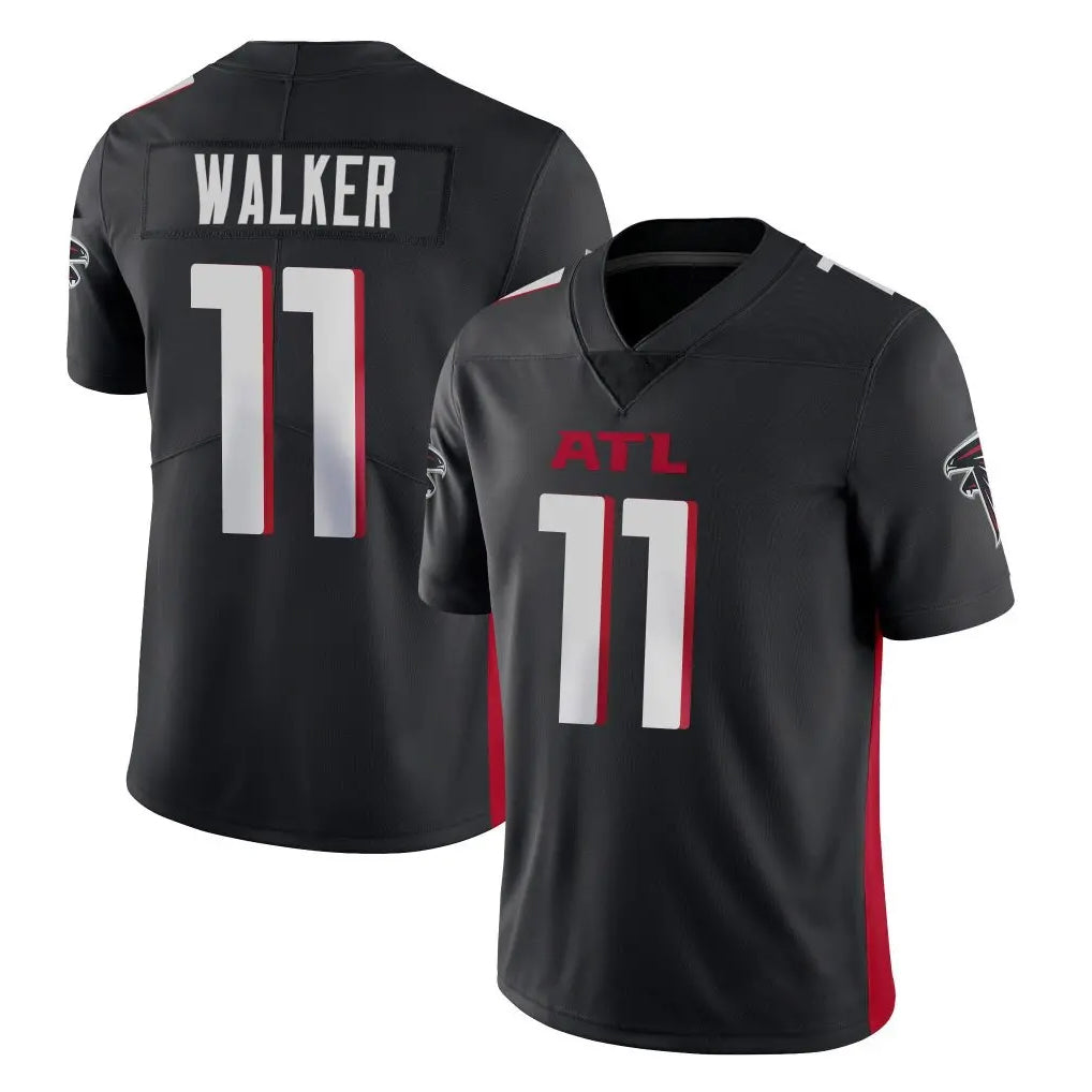 tocy A.Falcons #11 Jalon Walker Player Black Vapor Untouchable Limited Home Game Stitched Jerseys