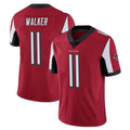 tocy A.Falcons #11 Jalon Walker Player Red Color Vapor Untouchable Limited Home Game Stitched Jerseys