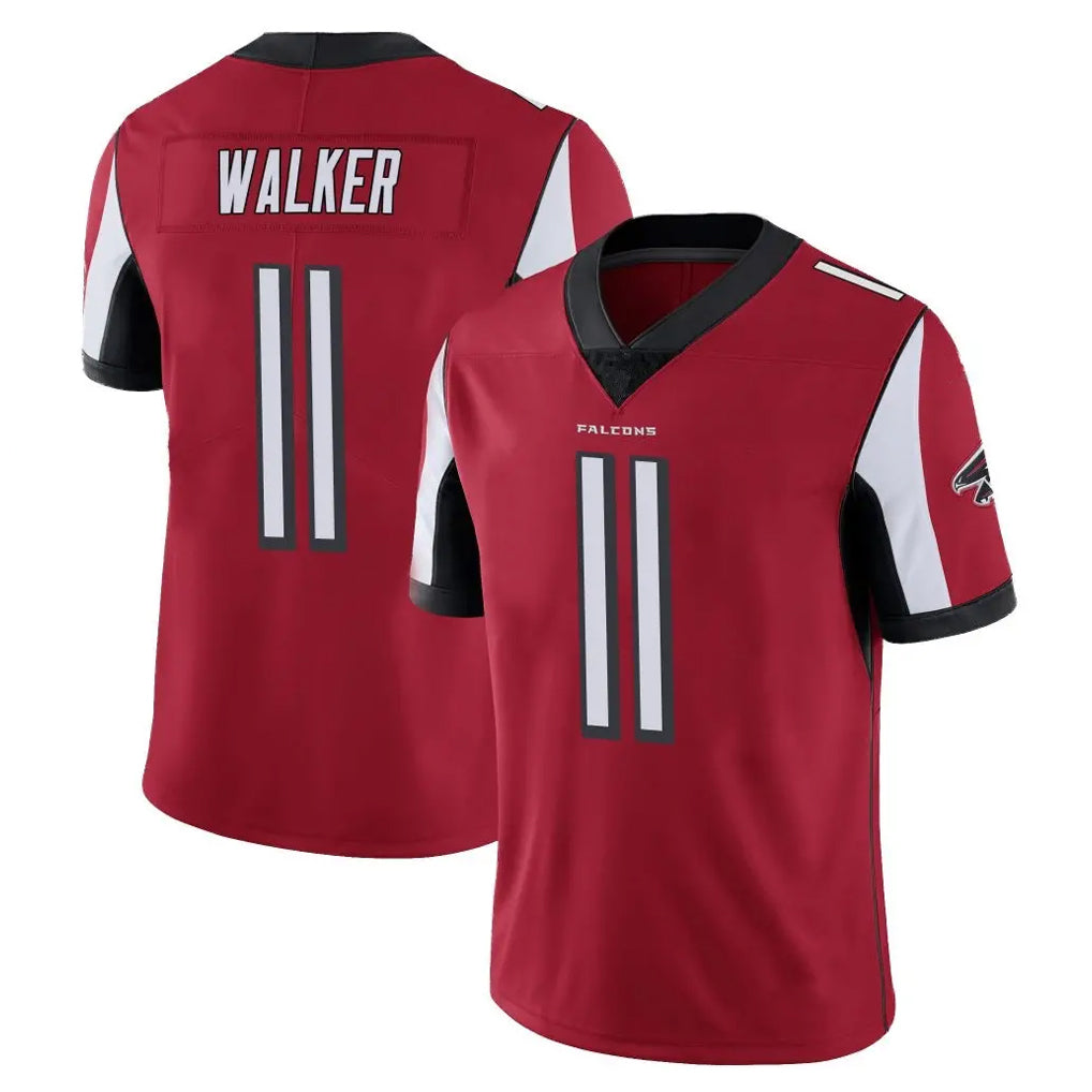tocy A.Falcons #11 Jalon Walker Player Red Color Vapor Untouchable Limited Home Game Stitched Jerseys