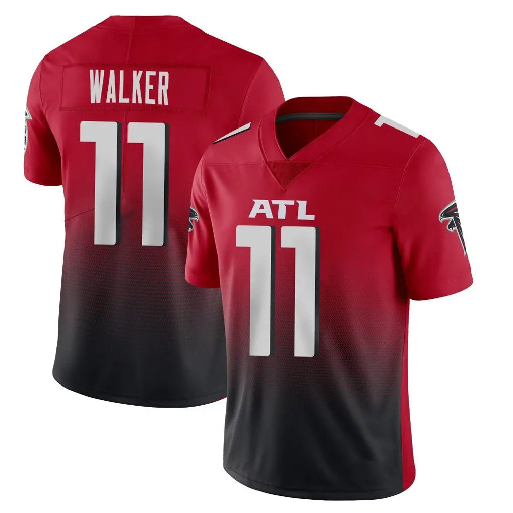 tocy A.Falcons #11 Jalon Walker Player Red Vapor Untouchable Limited Home Game Stitched Jerseys