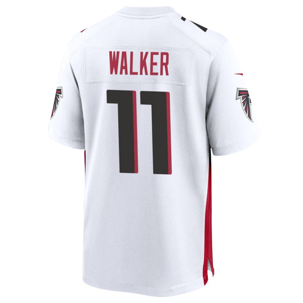 tocy A.Falcons #11 Jalon Walker Player White Home Game Stitched Jerseys