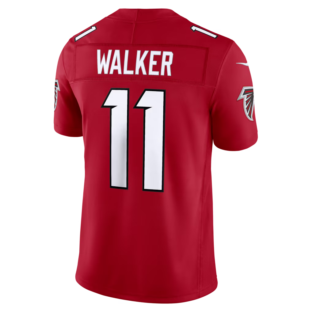 tocy A.Falcons #11 Jalon Walker Red Team Vapor F.U.S.E. Stitched Limited Jerseys